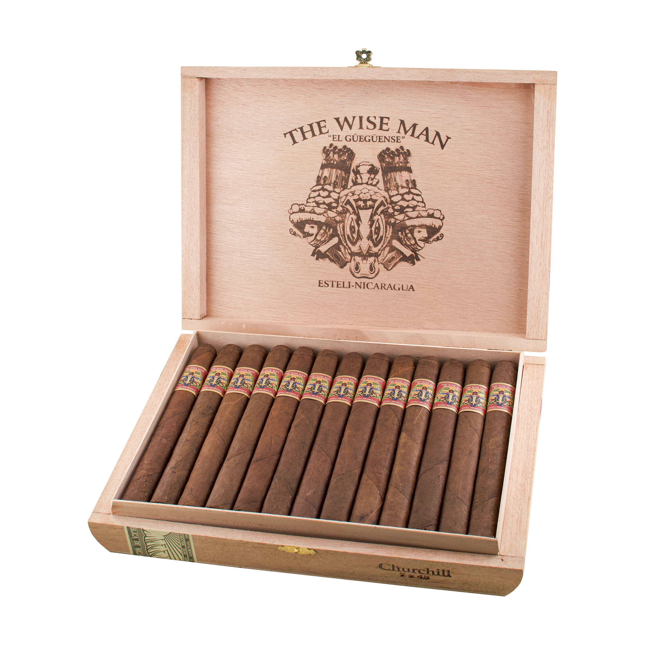 The Wiseman "El Gueguense" Maduro Churchill Cigar - Box